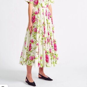 NWT Emilia Wickstead Rhea Cotton Skirt